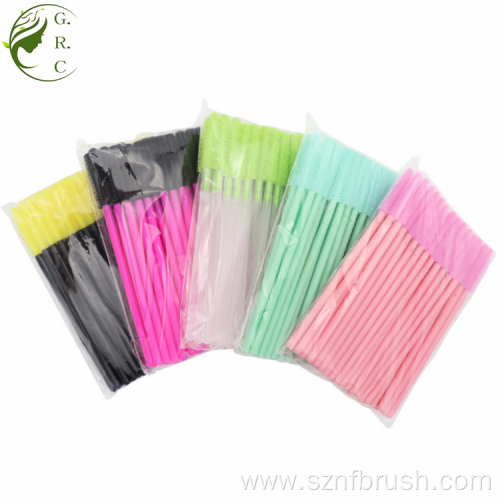 Disposable Eyelash Brush Silicone Mascara Brushes Wands